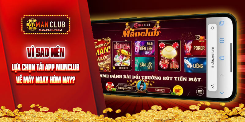 Tải app Manclub Tải app Manclub để có những trải nghiệm tốt nhất